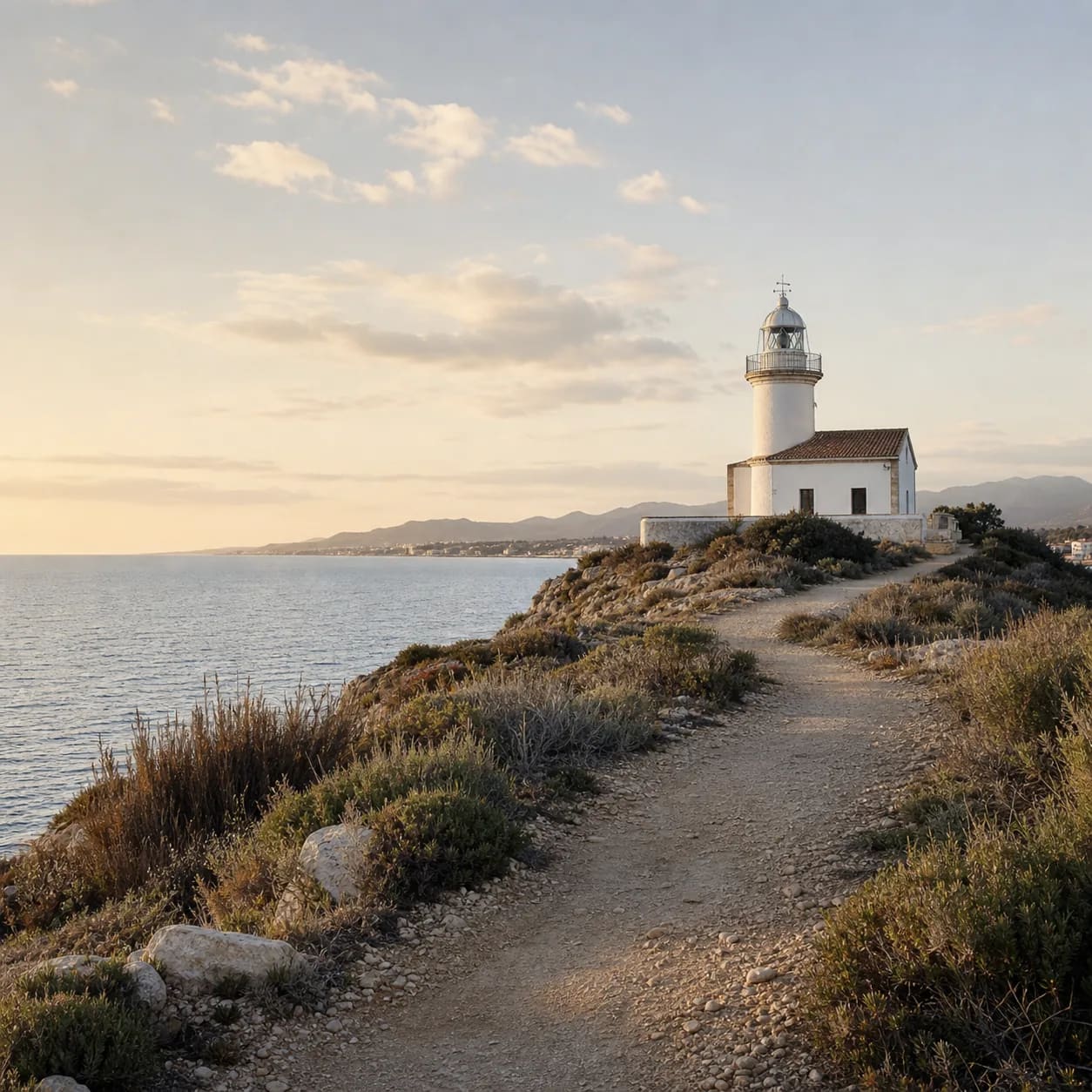 Un paseo del Carrer Major al faro